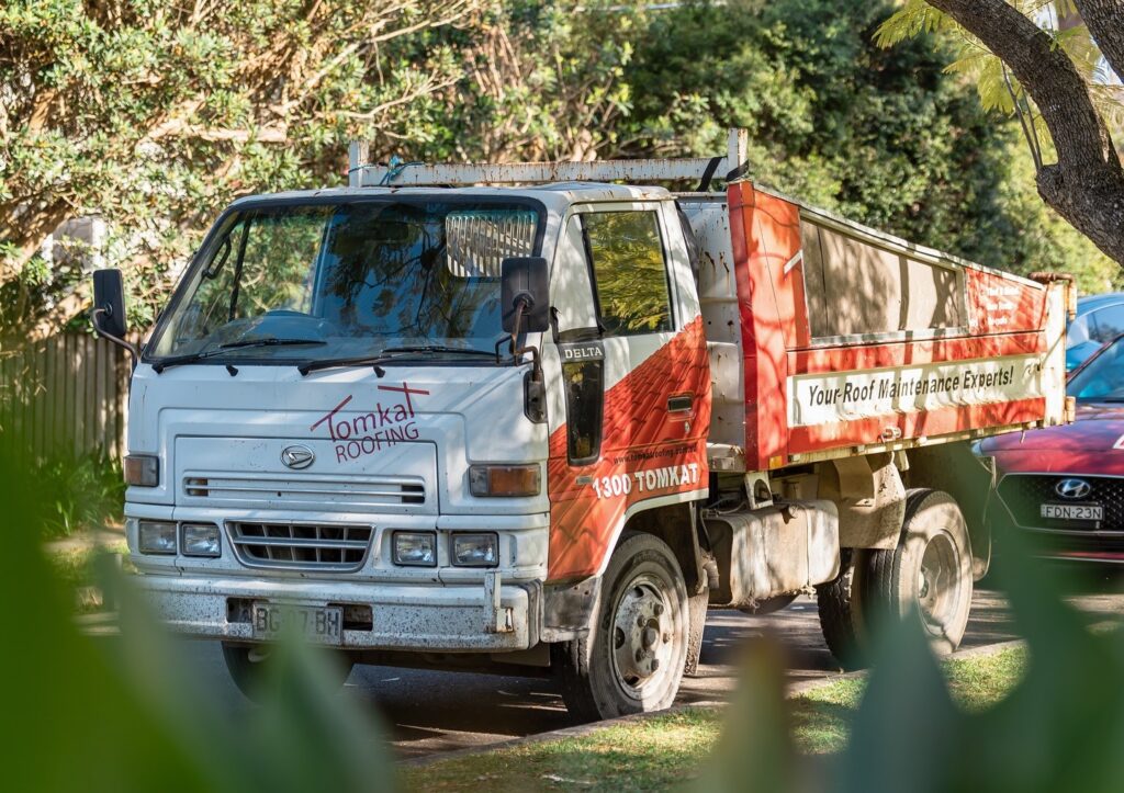 Tomkat Roofing repairing ripped roof sarking in Sydney