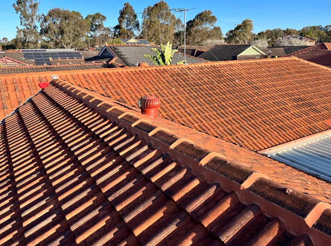 Cracked and damaged roof tiles on Sydney home requiring repair
